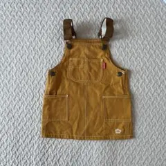 【タグ付き新品】BABYDOLL ジャンバースカート 100cm ブラウン