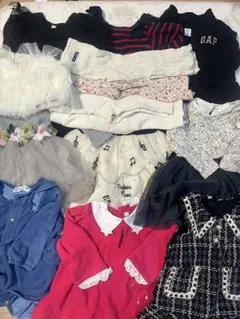 女の子80サイズ14点冬物まとめ売り