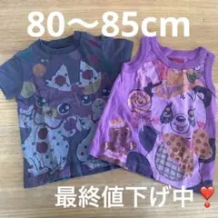 グラグラTシャツ、タンクトップのセット売り❣️85～85cmのサムネイル