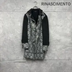 RINASCIMENTO レースデザイン ウールコート　イタリア製　N1849のサムネイル