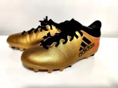 adidas サッカースパイク　ゴールド　22センチ