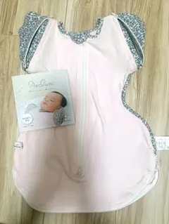 ねくるみ　スワドル　Sサイズ ピンク 花柄