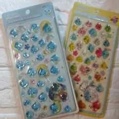 ◎しずくちゃん◎3Dステッカー硬いシール2枚