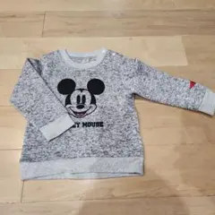 Disney ミッキーマウス 裏起毛トレーナー