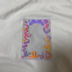 B8 硬質ケース トレカケース デコ オーロラ リボン ピンク系