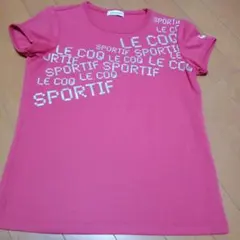 le coq sportif ピンク Tシャツ