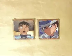 コナンランド 名探偵コナン メモリアル缶バッジ ガチャ 怪盗キッド　工藤優作