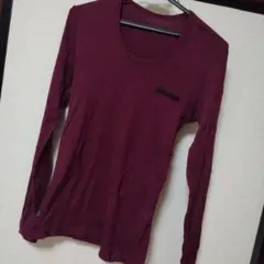 JACKROSE バーガンディ 長袖カットソー　３サイズ