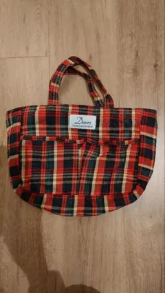 12/15限定価格　アーバンリサーチ　ドアーズ　チェック柄　トートバッグ