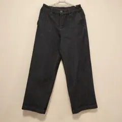 無印良品　レディース ワイドパンツデニム Lサイズ　股下67cm