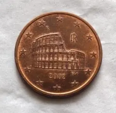 イタリア 5ユーロセント硬貨 コロッセオ 2002年のサムネイル