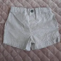 新品未使用プチバトー　シアサッカーショートパンツ 24m/86cm（ストライプ）