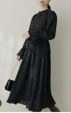 ナチュラルクチュール　リボンフロッキープチハイワンピース