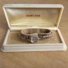 Hamilton ハミルトン 14K GOLD アンティーク手巻き腕時計 稼働品のサムネイル