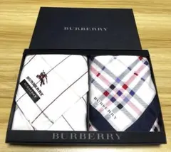 バーバリーハンカチ 新品 2枚 ノヴァチェック BURBERRY