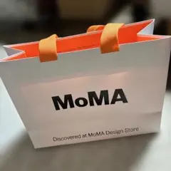 MoMA 紙袋　ホワイト/オレンジのサムネイル