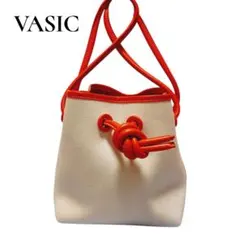 【美品】VASIC ボンドミニ 希少カラー 赤×白 キャンバス