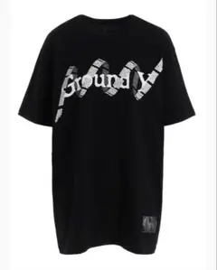 Ground Y × 劇場版モノノ怪 火鼠 御札柄 カットソー Tシャツ 3 黒のサムネイル