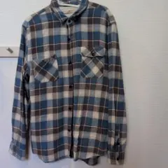 ネルシャツ チェック柄 長袖　古着