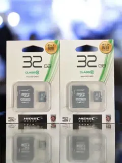【新品未開封】HIDISC microSDカード32GB 2個セット