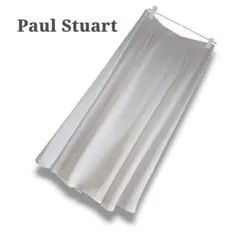 Paul Stuart フレアスカート 8 M ベージュ ロング 日本製 タグ付