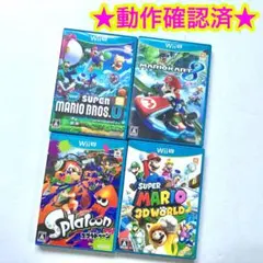WiiU スーパーマリオ3D マリオカート8 スプラトゥーン マリオブラザーズU