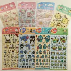 韓国 サンリオ シール 5サイズステッカー 8枚セット
