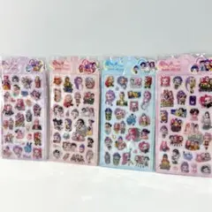 KPOPガールズ　デーモン・ハンターズ 立体3Dシール 4枚セット