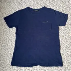 nano universeネイビー クルーネックTシャツ