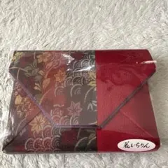 新品✨花いちりん 赤と黒の和装用ポーチ