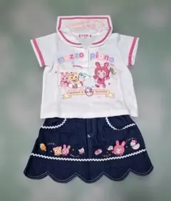 23 新品♪メゾピアノ♪ベリーちゃんプリーツJSK　90 23 新品♪メゾピアノ♪ベリーちゃんプリーツJSK 90