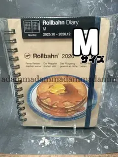 ロルバーン ダイアリー 2026 Mサイズ アメリカンスイーツ ホットケーキ