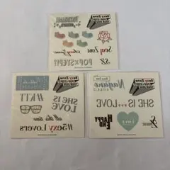 SexyZone POP×STEP ボディシール
