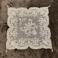 ヨーロッパアンティーク刺繍  花嫁のハンカチ