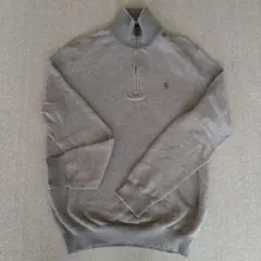 Ralph Lauren グレー ジップアップセーター