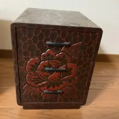 木製 鎌倉彫 2段3段5段 引出し 小物入れ 昭和レトロ 竹 あやめ菖蒲ケース箱 木製 鎌倉彫 2段3段5段 引出し 小物入れ 昭和レトロ 竹 あやめ菖蒲