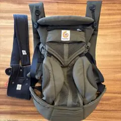 エルゴ オムニ360 クールエアー　抱っこ紐　カーキグリーン　メッシュ　ベルト付