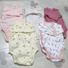 ユニクロ　ベビー肌着　ボディスーツ　長袖　60サイズ