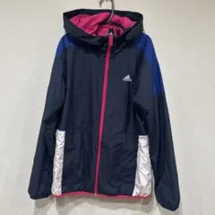 アディダス　adidas レディース　ウィンドブレーカー 上　Mサイズ