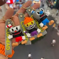 CUPHEAD　カップヘッド　キーホルダー　ストラップ　3点セット