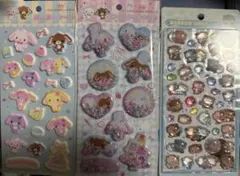 スピンズ シュガバニ ぷくぷく・シャカシャカシール&ボンドロ カワウソ3点セットのサムネイル