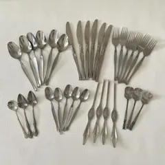 希少】JAL 国際線 ファーストクラス カトラリー 11点セット (銀メッキ