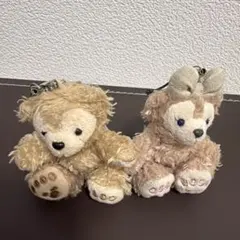 ダッフィーとシェリーメイ キーホルダーセット