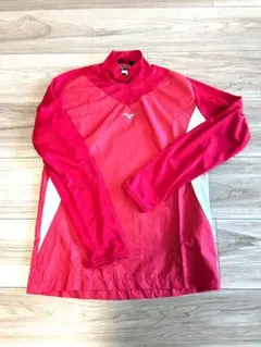 Mizuno 赤 長袖アンダーシャツ 140