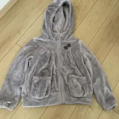 値下げ　MezzoPiano フリースジャケット グレー