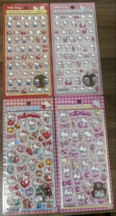 国内正規品　ハローキティ BONBON DROP シール 4種セット