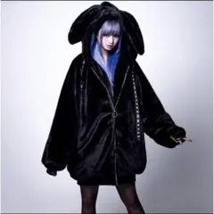 QOOZA × メイドインアビス ファプタファージャケット パーカー 黒