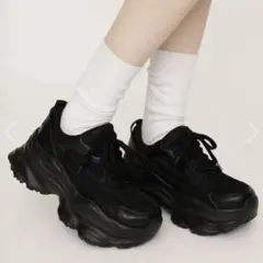 SLY CREATIVE SOLE SNEAKER M ブラック 厚底のサムネイル