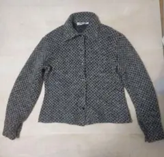 モヘヤ混 メランジ マルチカラー ニットジャケット NARACAMICIE