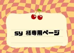 sy様　専用ページ